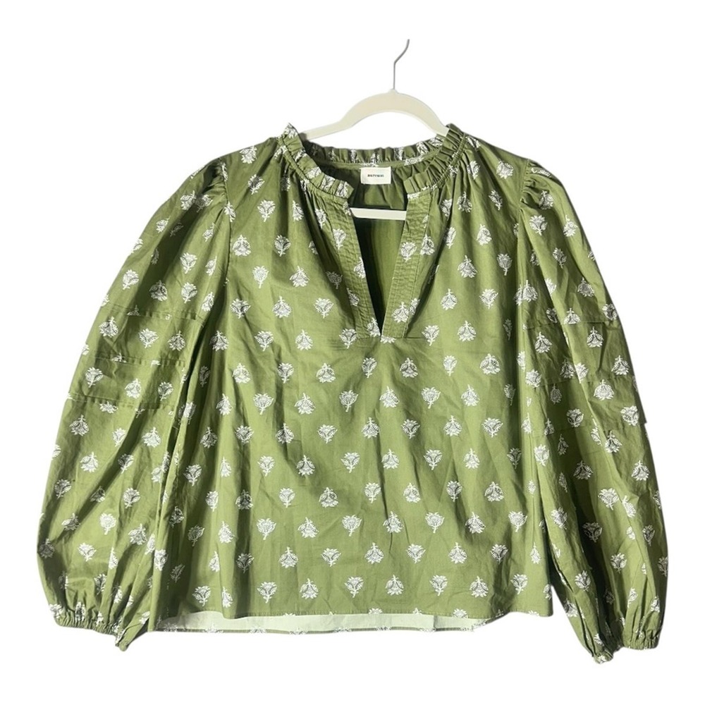 Aureum Paisley Peasant Top Women's Size‎ M